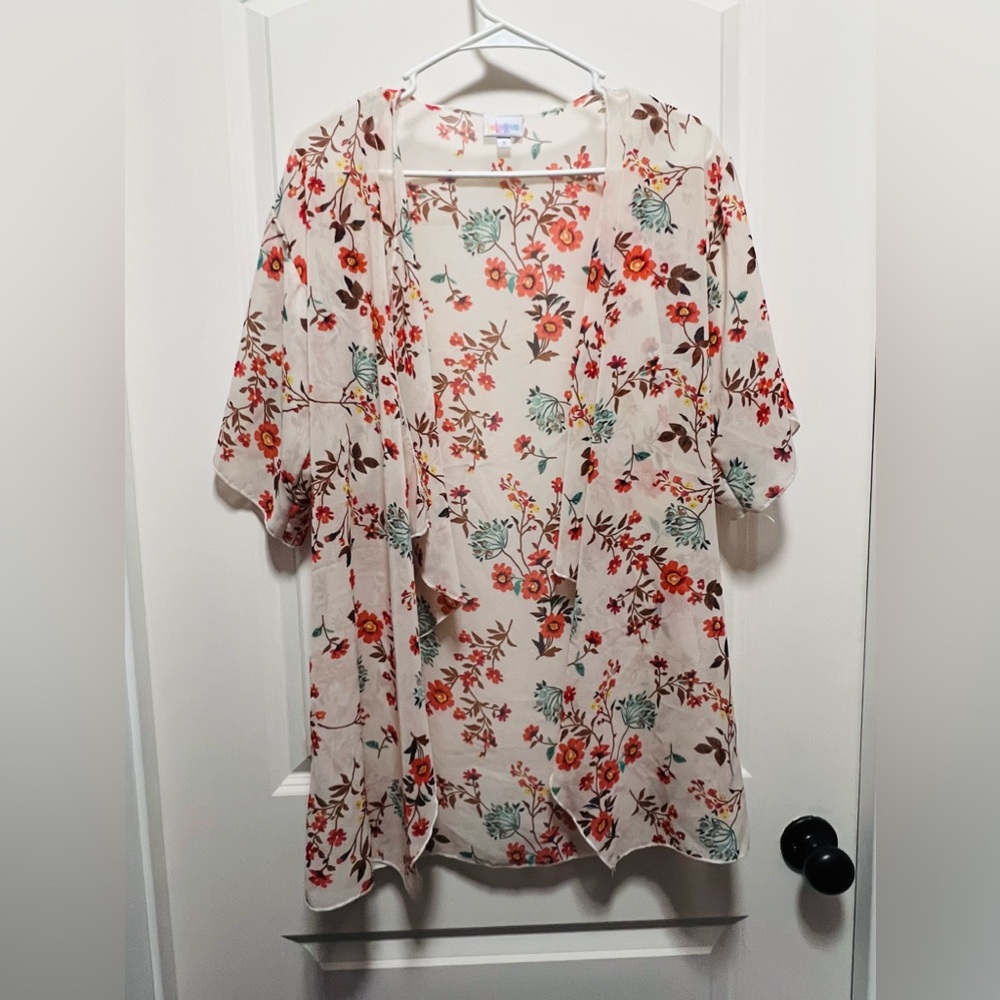 LuLaRoe sheer cardigan